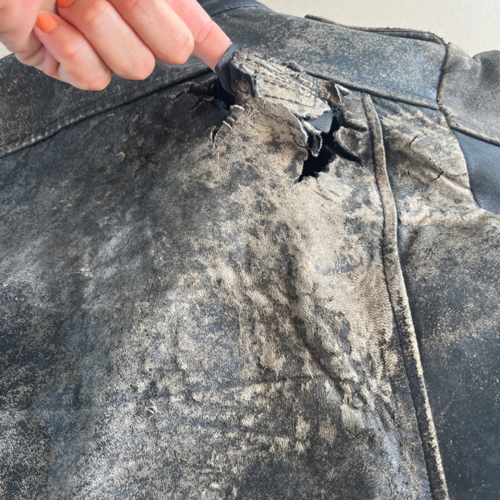 Dr Romanelli custom made cropped leather jacket XS - Picture 4 of 7